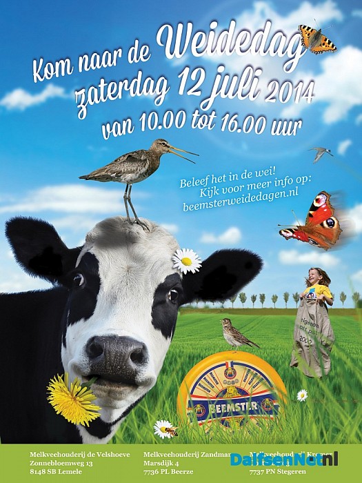 CONO nodigt op 12 juli het hele gezin uit voor de Weidedag in Overijssel.