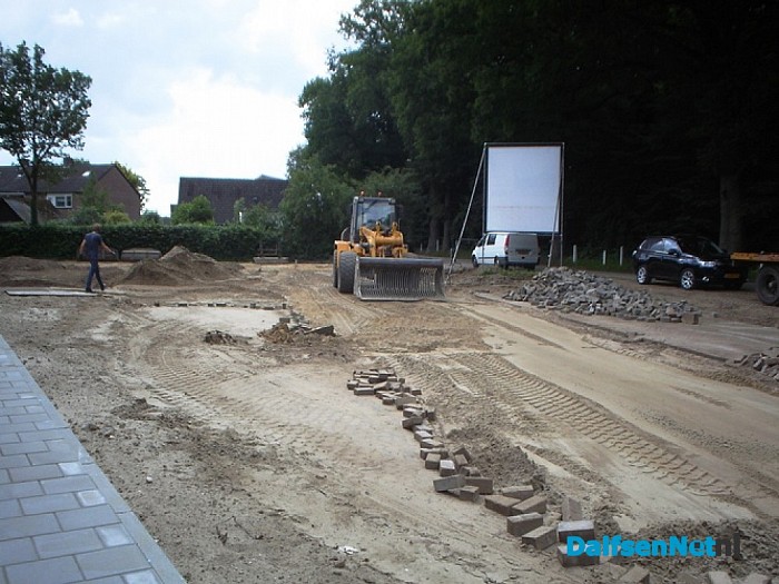 Laatste afwerking rond de Potstal
