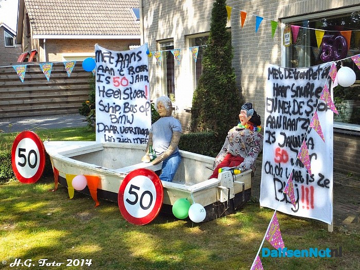 Hans & Jannita 50 jaar. - Foto: H.G. Foto
