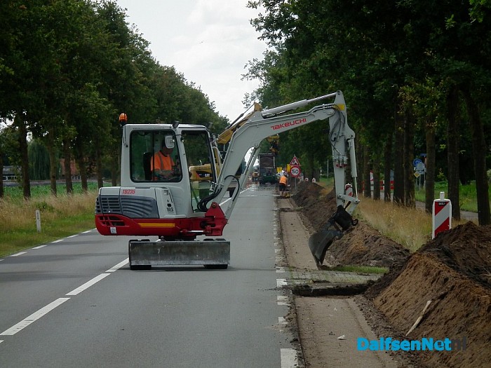 Wegwerkzaamheden Westeinde in volle gang - Foto: Robert Bril