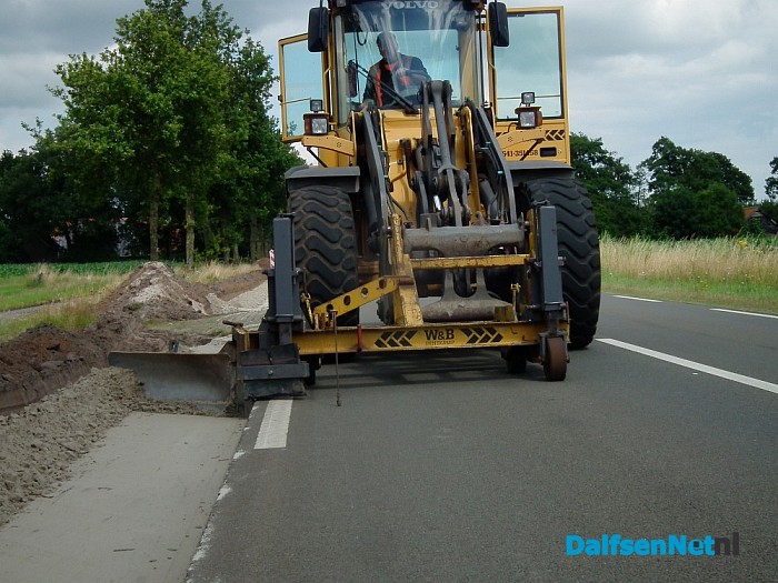 Wegwerkzaamheden Westeinde in volle gang - Foto: Robert Bril