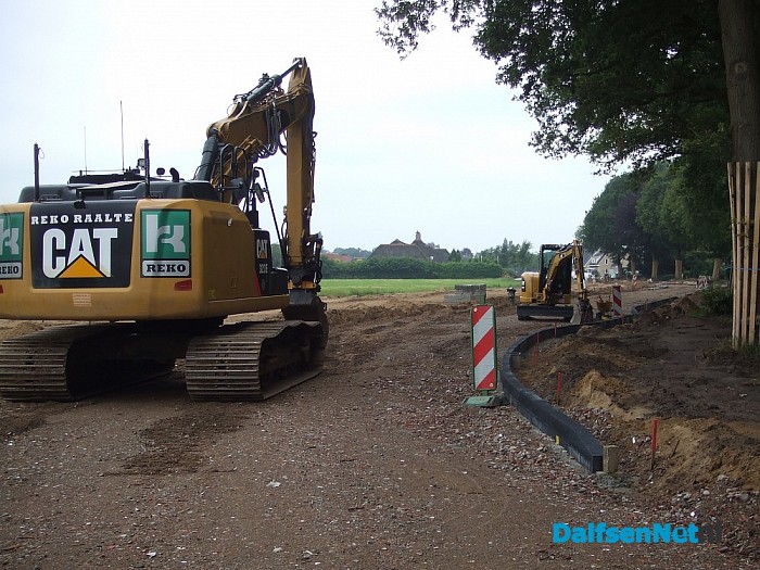 Kampmansweg, werkzaamheden vorderen gestaag