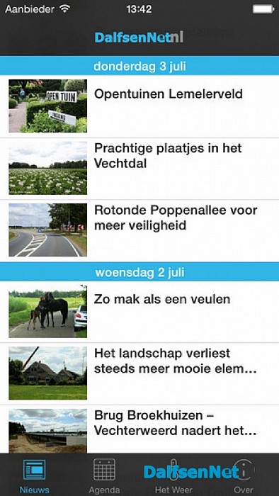 DalfsenNet nu ook op Iphone