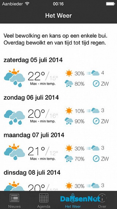 DalfsenNet nu ook op Iphone