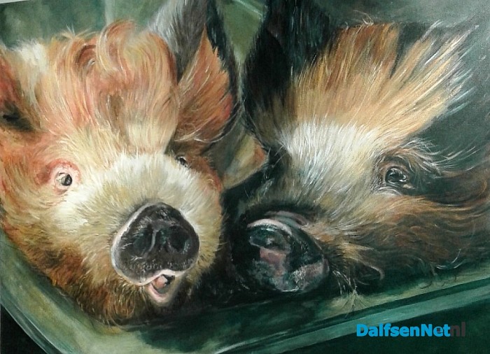 Expositie schilderijen van Dianne Veltmaat