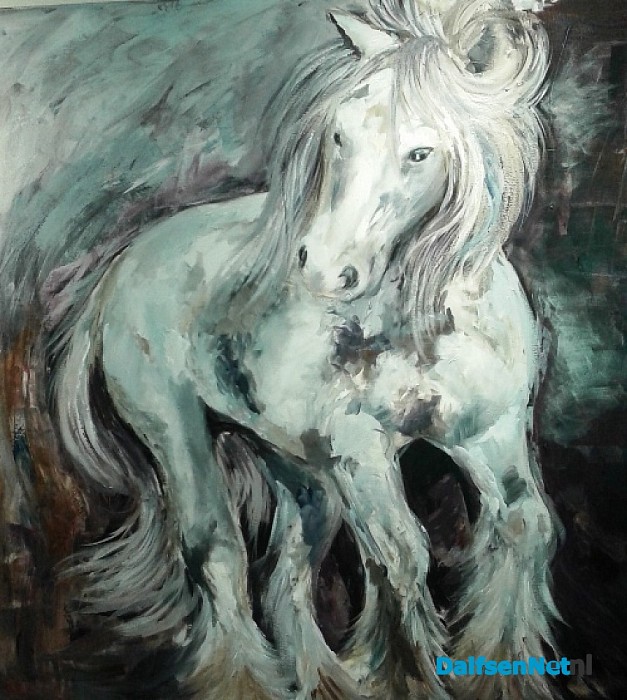 Expositie schilderijen van Dianne Veltmaat