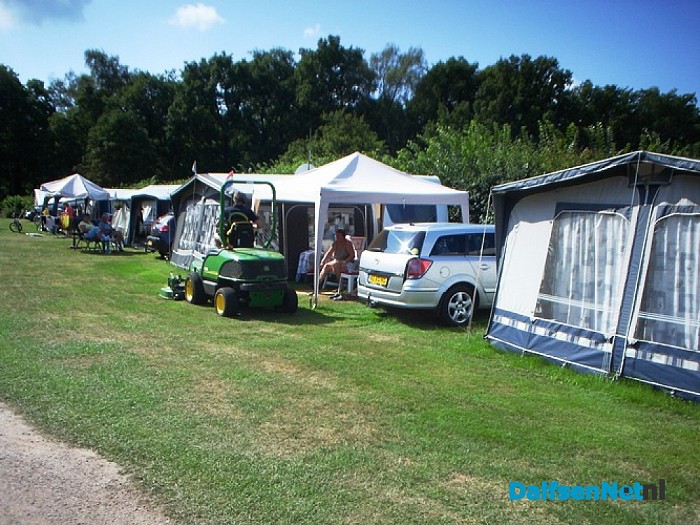 De sfeer is super op de camping