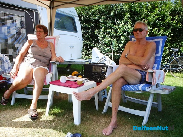De sfeer is super op de camping