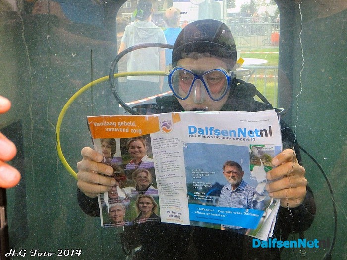 Dalfsennet Magazine kom je op de gekste plekken tegen. - Foto: H.G. Foto