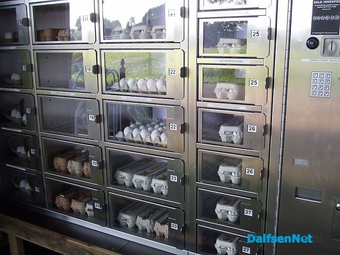 Eierautomaat voor dagverse eieren