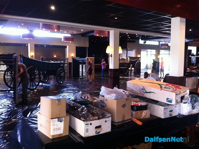 Opbouw lelieshow en deelname wedstrijd