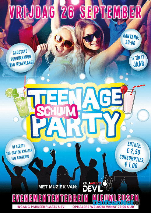 Teenage ‘Schuim’ Party Nieuwleusen