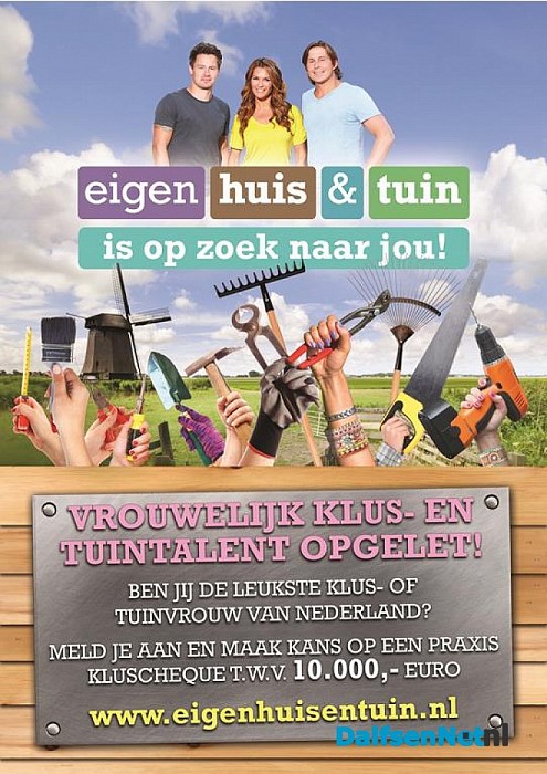 Eigen Huis & Tuin is op zoek naar leuke klus- en tuinvrouwen uit Overijssel!