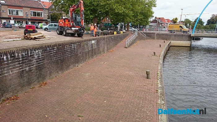Aanleg nieuwe oever waterfront gestart - Foto: Robert Bril