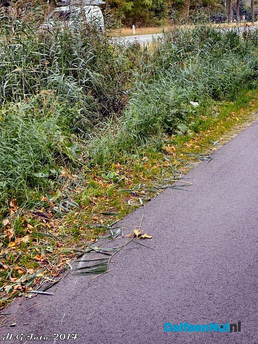 Deense motorrijder hard onderuit. - Foto: H.G. Foto
