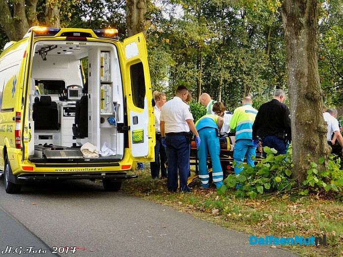 Deense motorrijder hard onderuit. - Foto: H.G. Foto