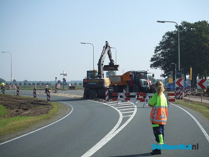 Rotonde vordert snel, vierde dag