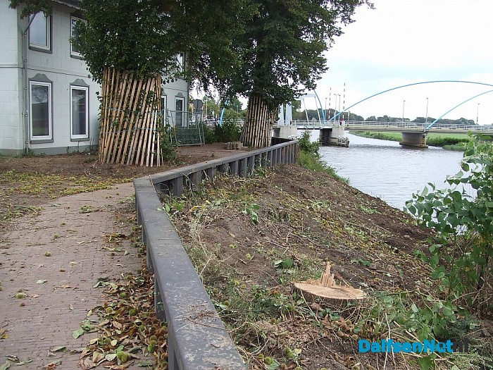 Aanleg nieuwe oever waterfront gestart