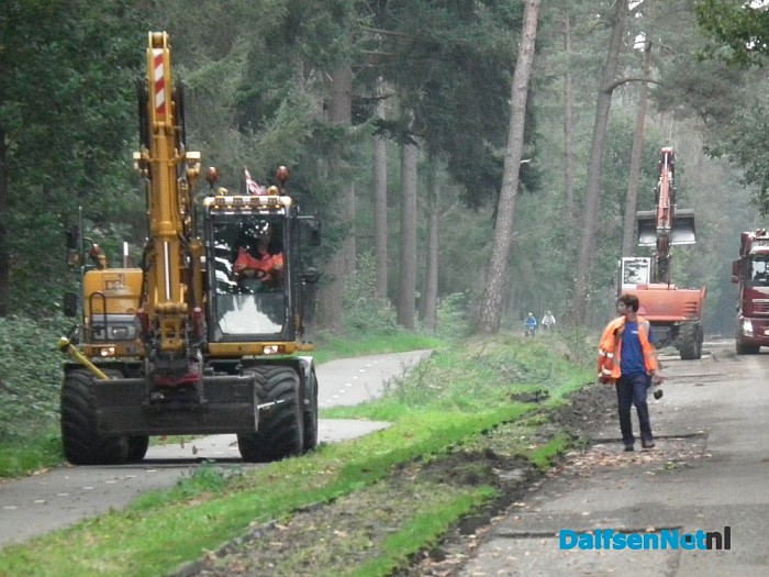 Werkzaamheden Dalmsholterweg in volle gang - Foto: Robert Bril