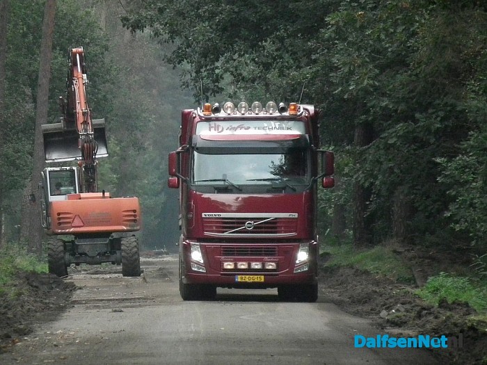 Werkzaamheden Dalmsholterweg in volle gang - Foto: Robert Bril