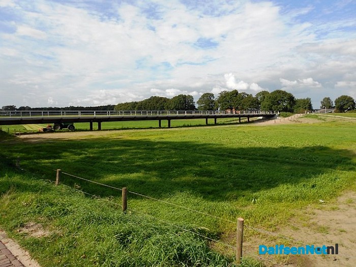 Brug bij stuw Vechterweerd volop in gebruik