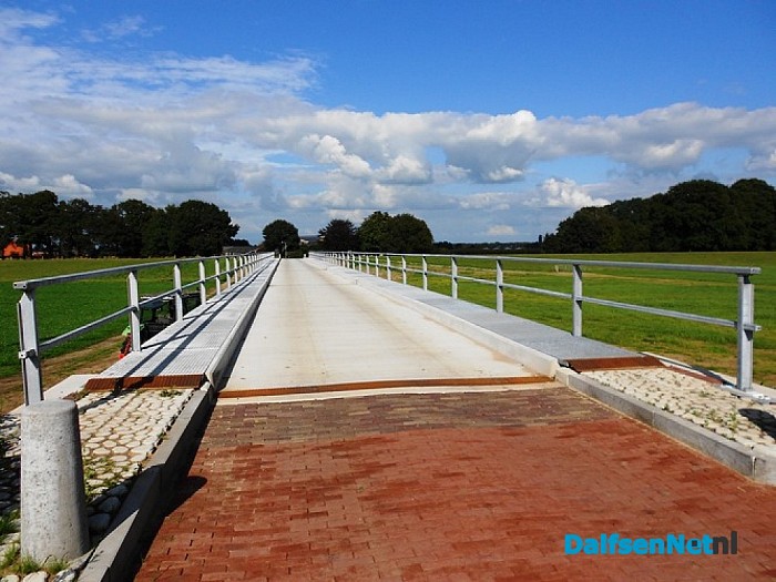 Brug bij stuw Vechterweerd volop in gebruik