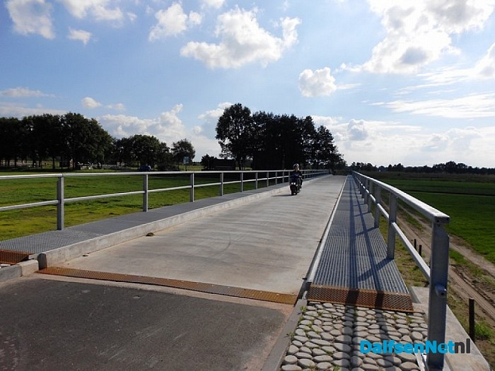 Brug bij stuw Vechterweerd volop in gebruik