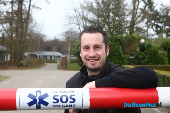 Vrij baan voor ambulances op Buitenplaats Gerner door SOS Toegang.