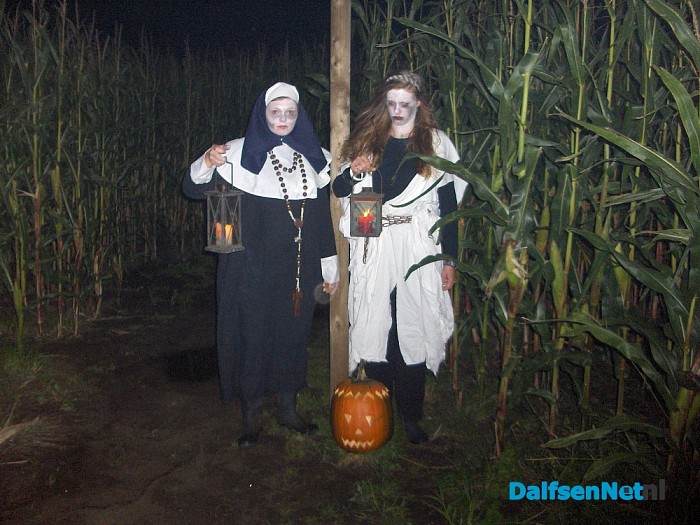 Spannende spooktochten in het Groot Sallands Maïsdoolhof