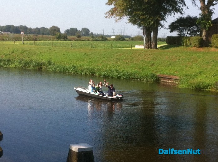 Huwelijksbootje vertrokken
