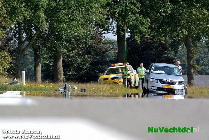 Ongeval Hessenweg met paardentrailer - Foto: Niels Jansen