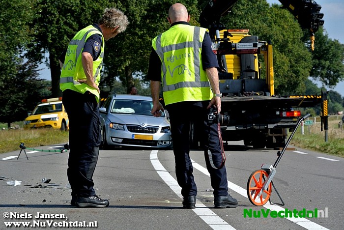 Ongeval Hessenweg met paardentrailer - Foto: Niels Jansen
