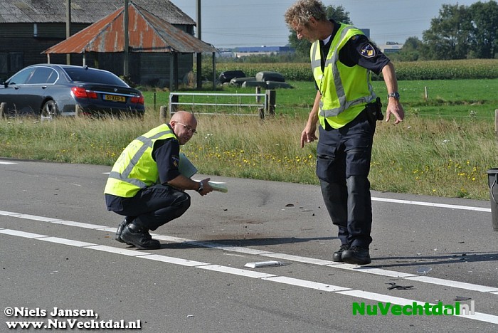Ongeval Hessenweg met paardentrailer - Foto: Niels Jansen