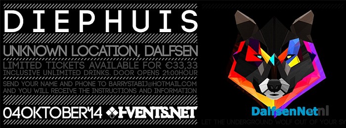 DiepHuis. Nieuw underground dancefeest