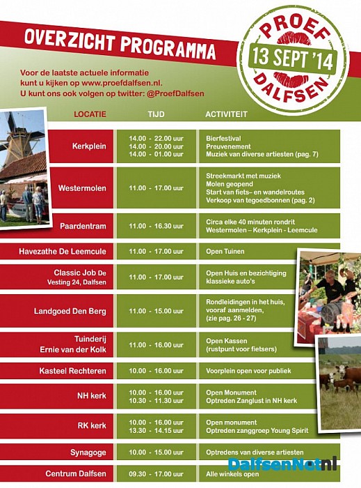 Proef Dalfsen op 13 september