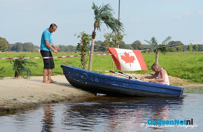 Nieuw strandje aan de Vecht - Foto: Johan Bokma