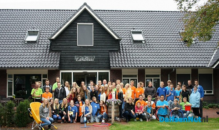 Leerlingen Vechtdal College: handen uit mouwen Imminkhoeve