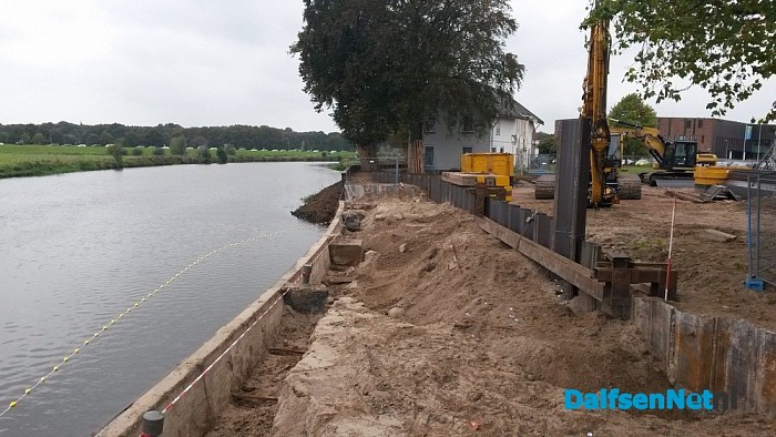 Damwand wordt op sommige plekken geduwd in plaats van trillen