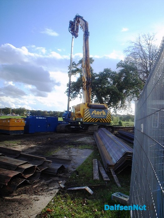 Voortgang werkzaamheden aan de kade