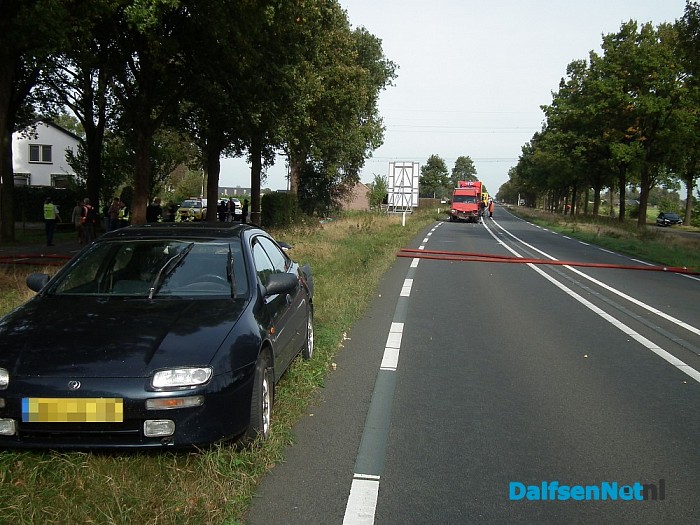 Ongeval tijdens afzetting schuurbrand (update) - Foto: Robert Bril