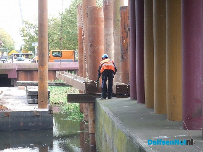 Lemelerveld, werk viaduct volop in voorbereiding