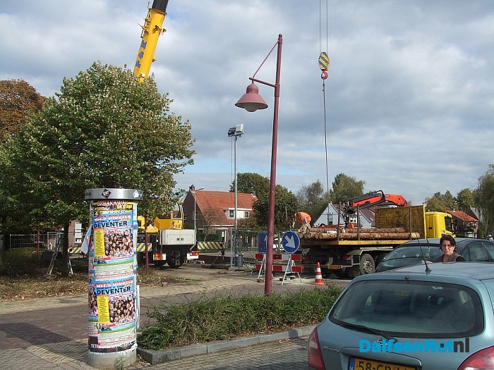 De overkluizing van het kanaal in Lemelerveld