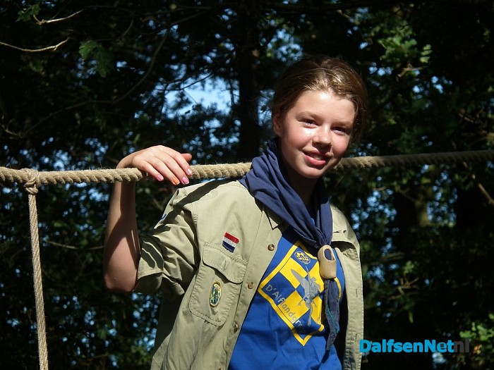 150 Scouts uit hele regio kwamen naar Lemelerveld - Foto: Robert Bril