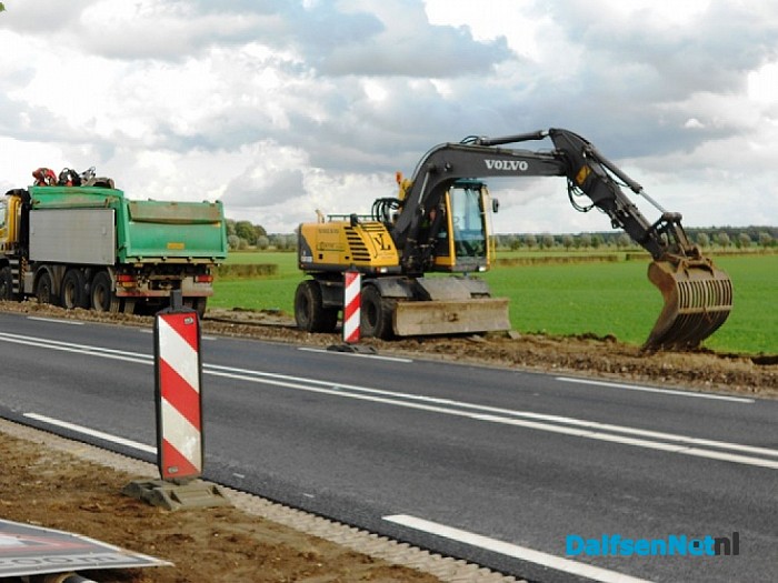 Oud fietspad weg