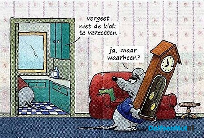 Wintertijd, het gaat vannacht in