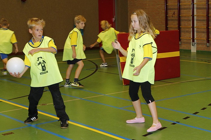 Sportfoto’s van schooltrefbal - Foto: Paul Scholten