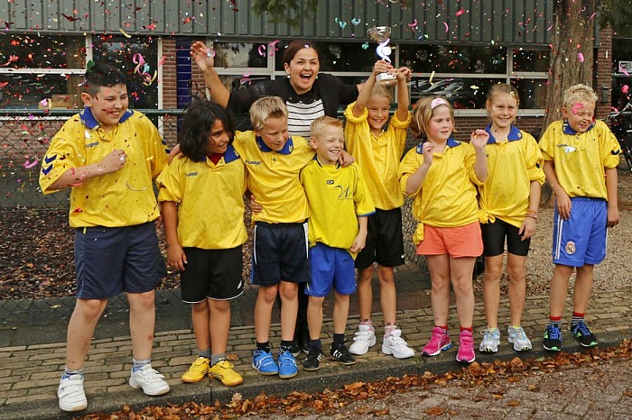 Sportfoto’s van schooltrefbal - Foto: Paul Scholten