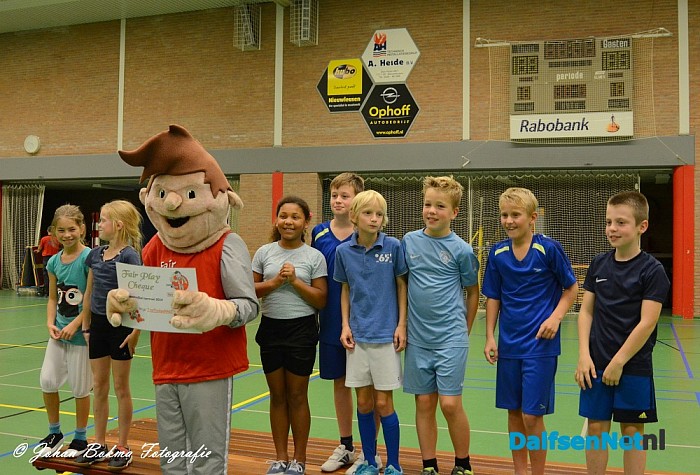 Schooltrefbaltoernooi 2014 gewonnen door de Tweemaster - Foto: Johan Bokma