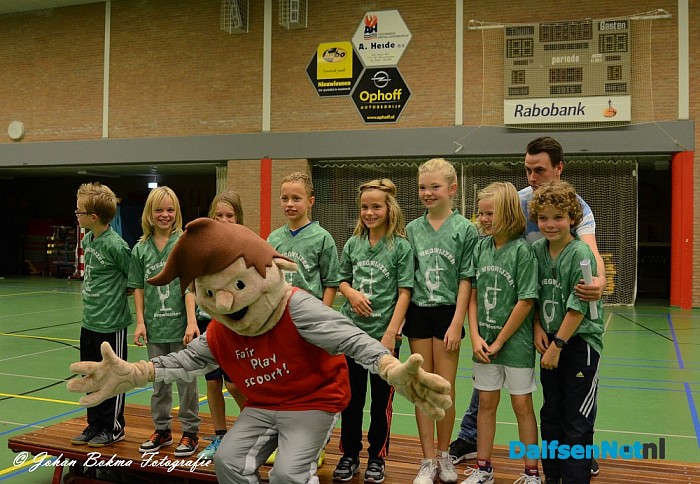 Schooltrefbaltoernooi 2014 gewonnen door de Tweemaster - Foto: Johan Bokma