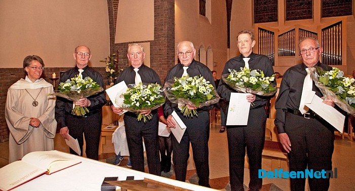 Vijf jubilarissen Emmanuel Parochie te Dalfsen